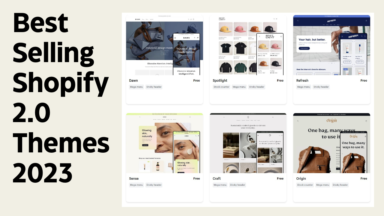 Best Selling Shopify 2.0 Themes Overview, Features & Review