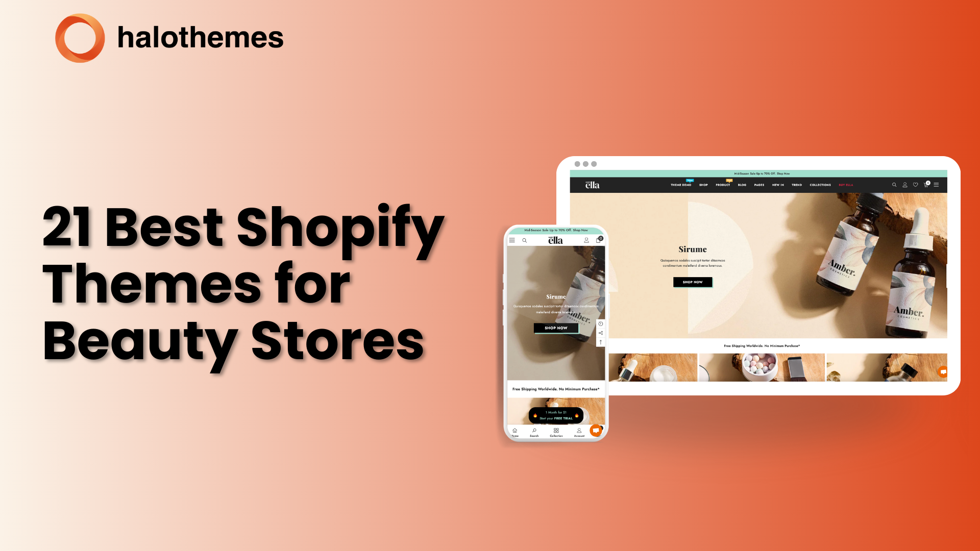 21 Best Shopify Themes for Beauty Stores: Cosmetics, Skincare & More