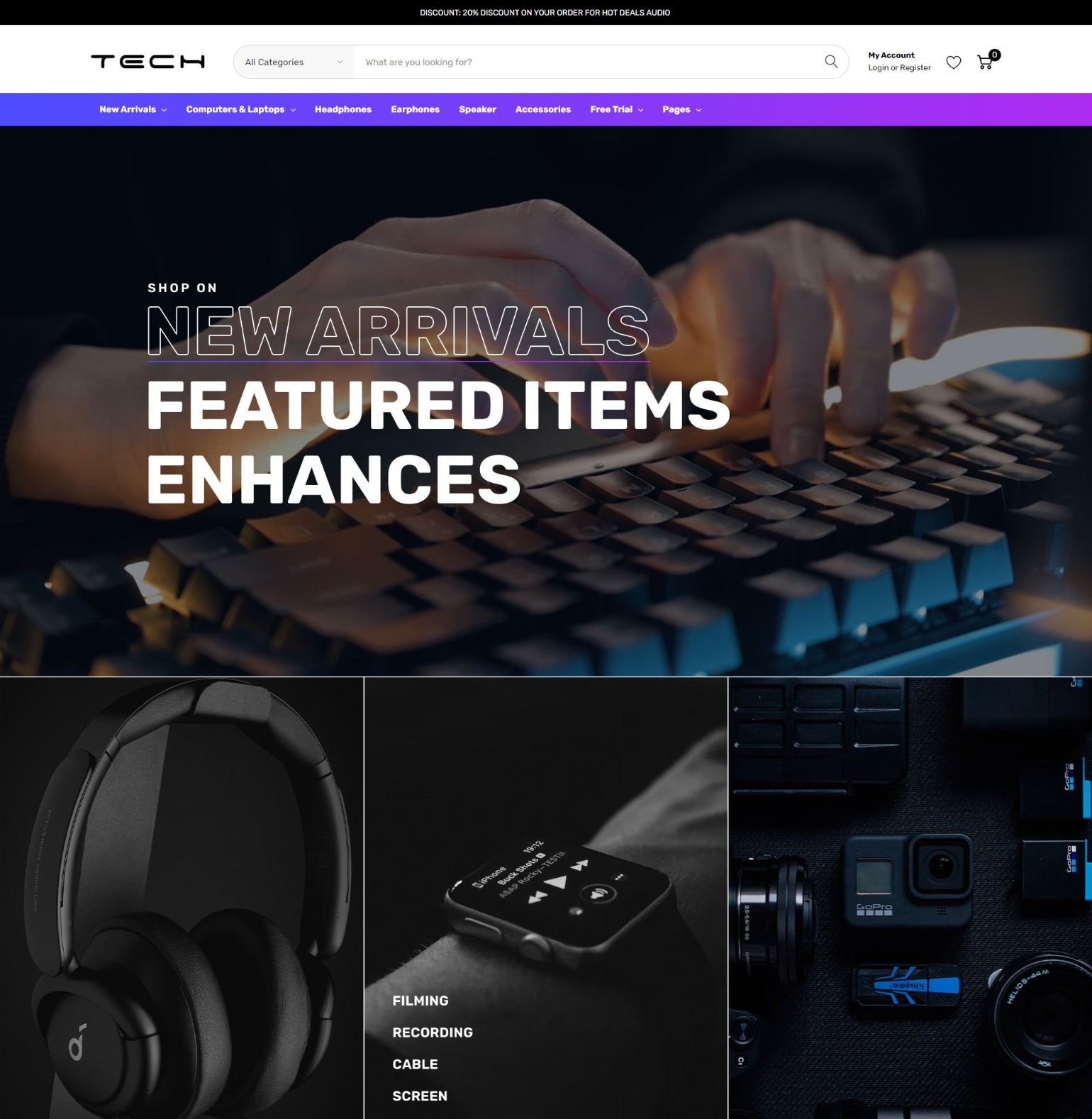 Annie's Garden Tech, the ultimate Bigcommerce theme designed exclusively for tech and electronics stores