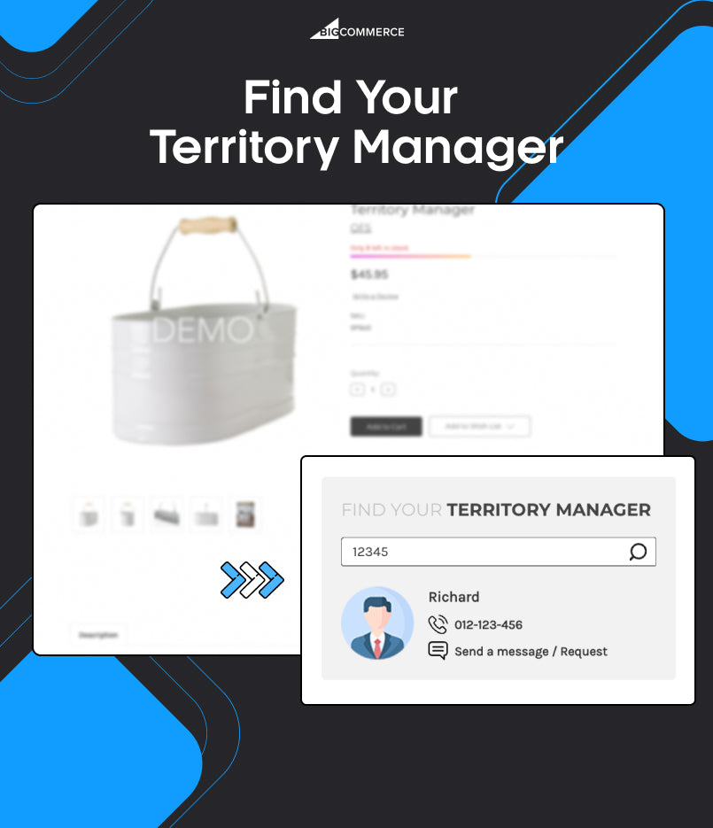 BigCommerce Add-on: Find Your Territory Manager