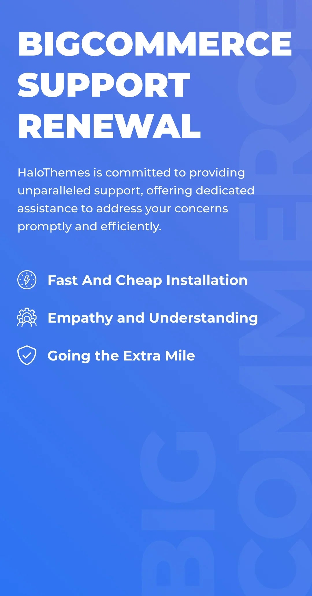 BigCommerce Support Renewal | HaloThemes Support Service Renewal
