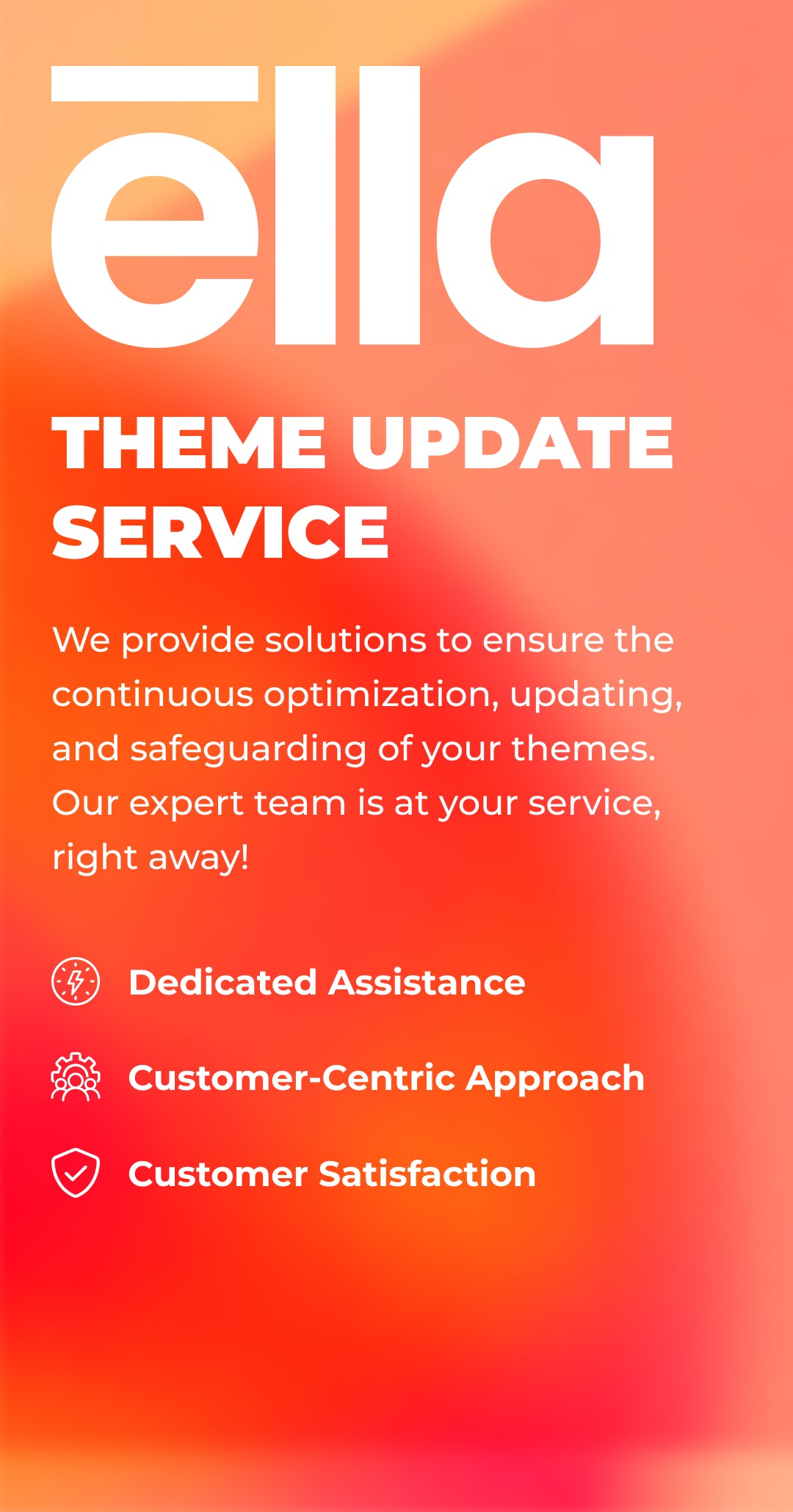 Ella Theme Update Service - Stay Current with the Latest Features and Security