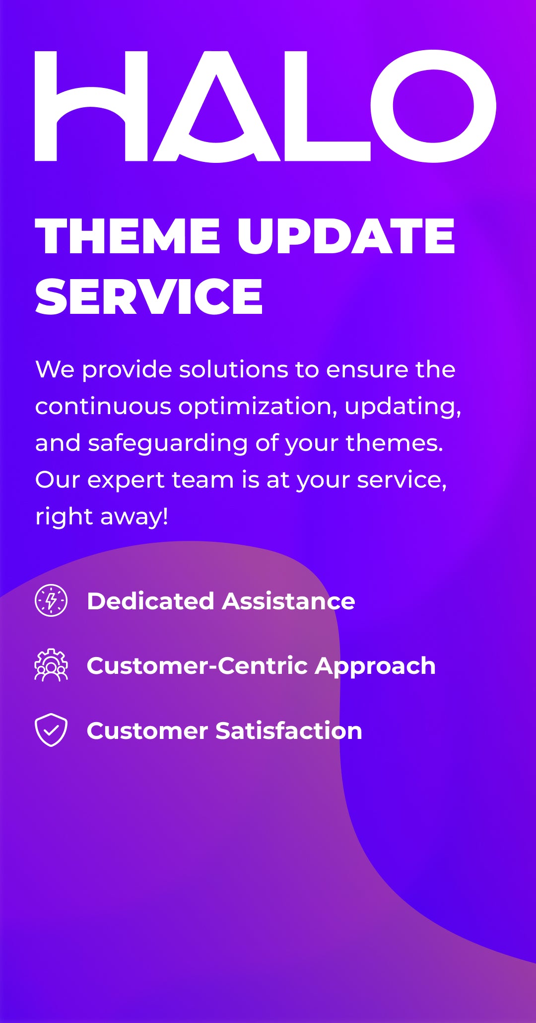 Halo Theme Update Service - Stay Current with the Latest Features and Security
