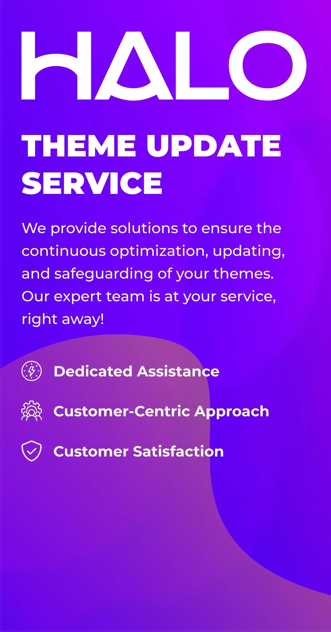 Halo Theme Update Service - Stay Current with the Latest Features and Security