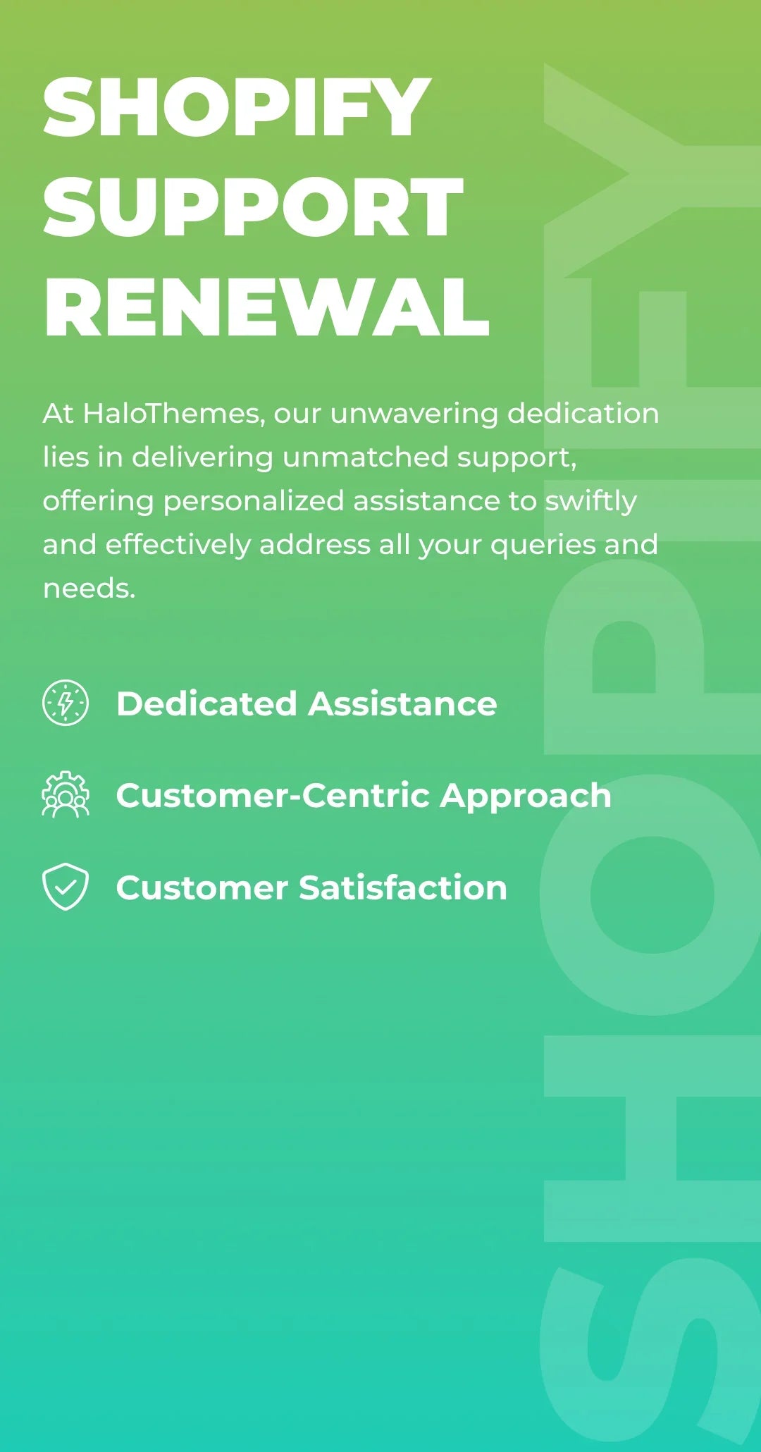 Shopify Support Renewal | Enhance Your Experience with HaloThemes Support Services