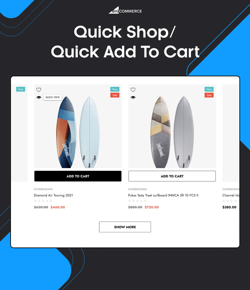 BigCommerce Add-on: Quick Shop/ Quick Add To Cart