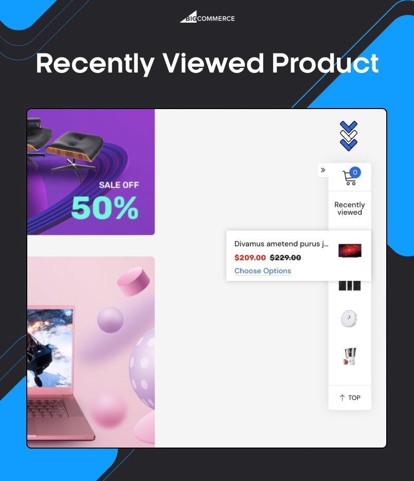 BigCommerce Add-on: Recently Viewed Scrolling Pop-up