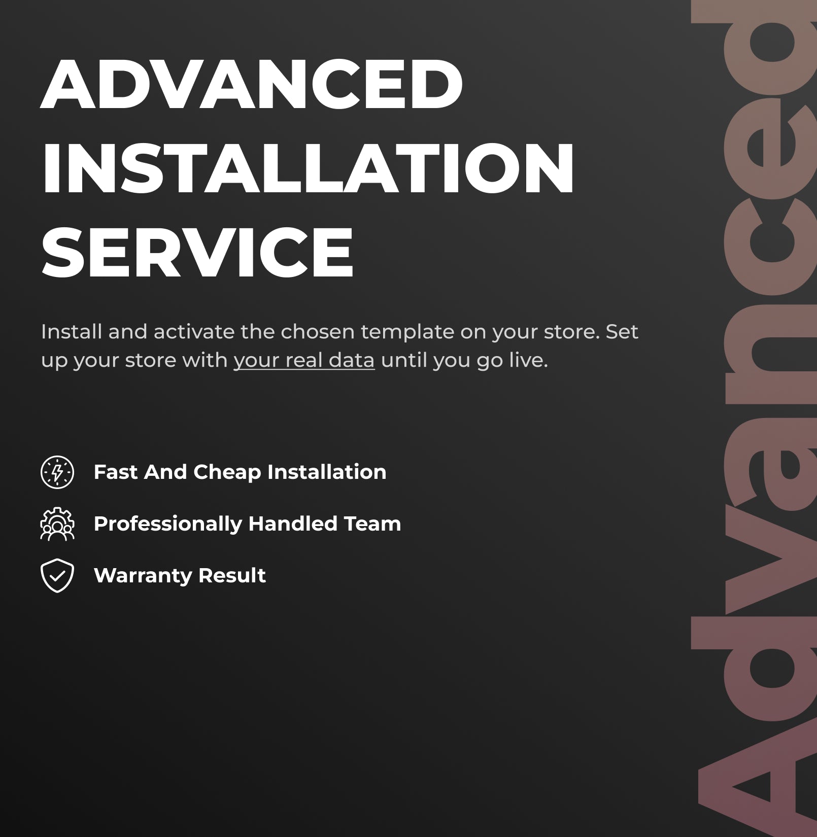 Advanced Installation Service | Full Setup for Your Ecommerce Template - Shopify and BigCommerce