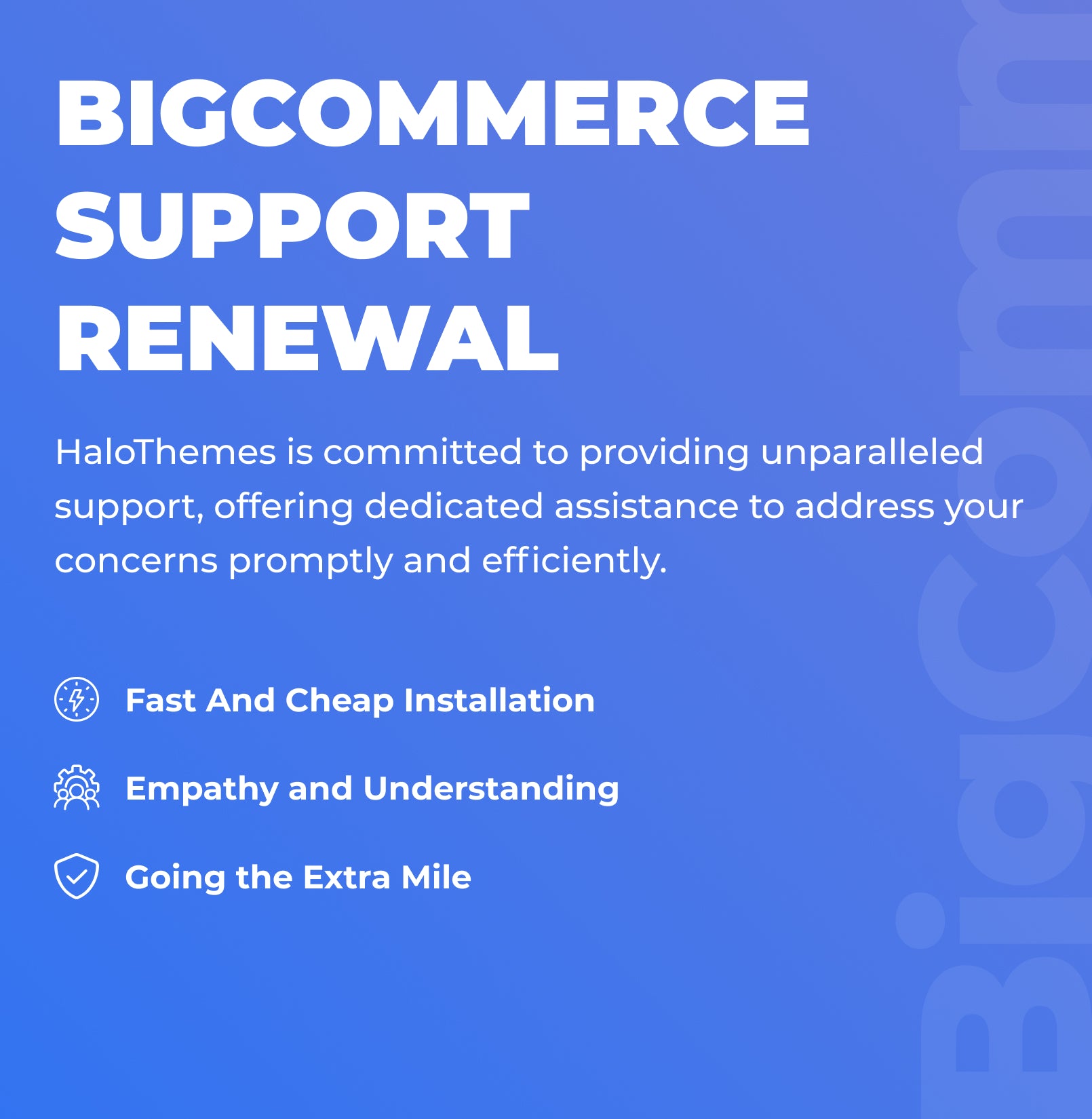 BigCommerce Support Renewal