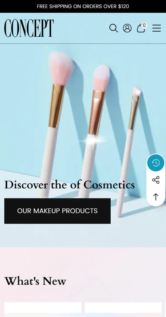 Concept - Beauty and Cosmetics - Ecommerce Website Template | Shopify
