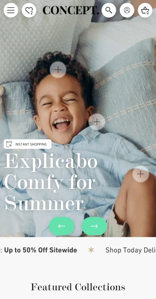 Concept - Furniture, home accessories - Ecommerce Website Template | Shopify
