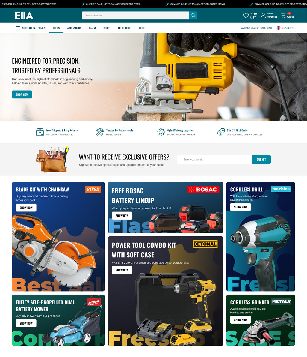 Ella Home 38 – Industrial Tool