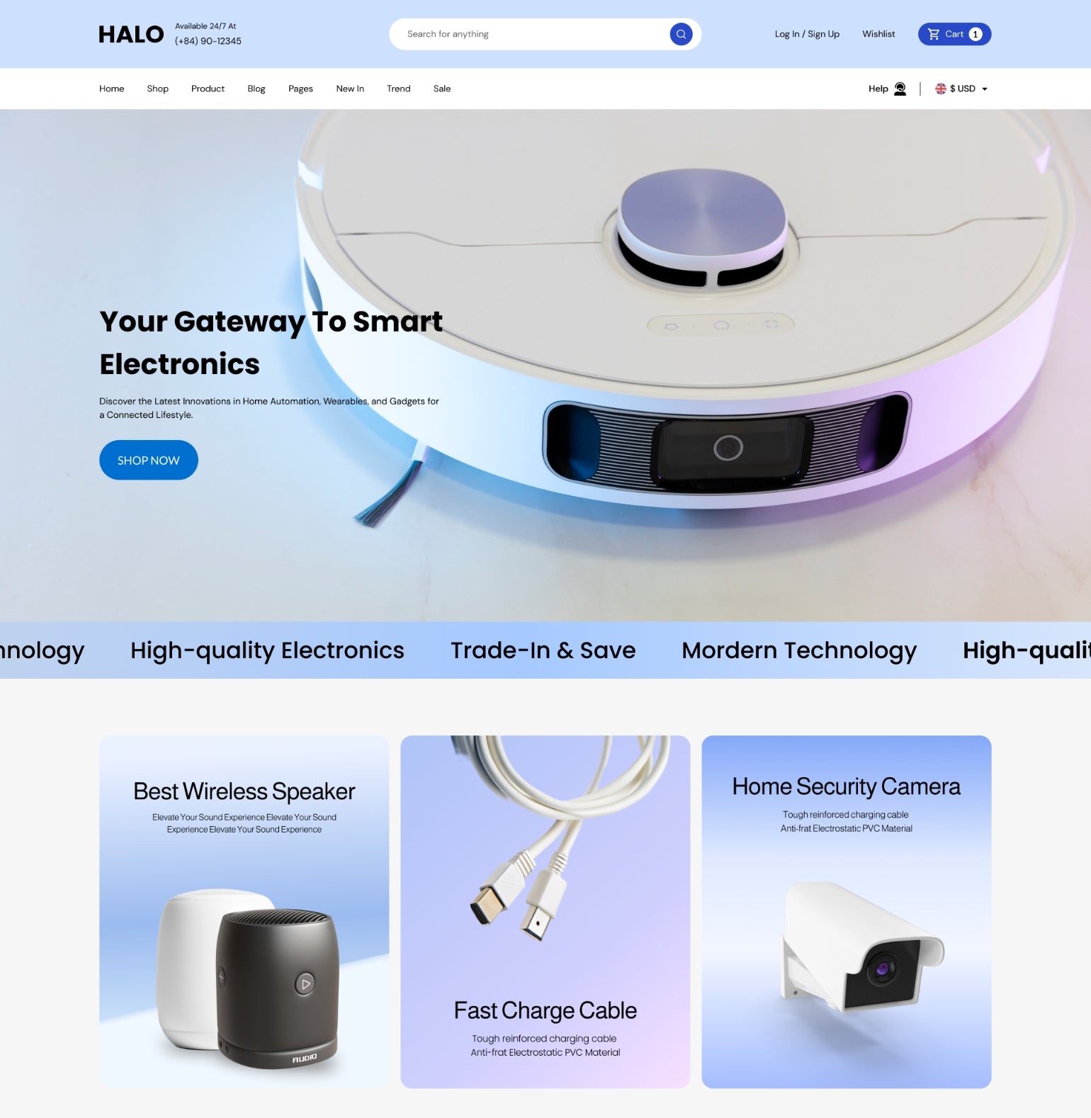 Halo Theme - Computer & Technology Ecommerce Website Template | HaloThemes