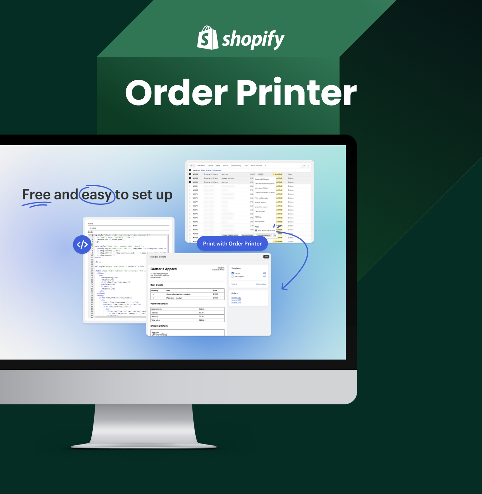 Shopify Order Printer