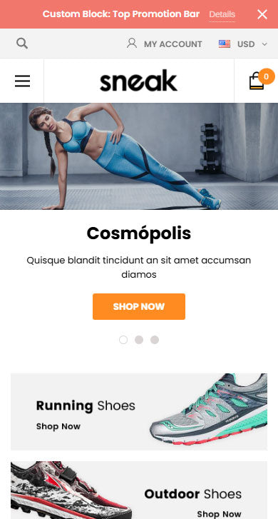 Sneak - Sports & Sneakers BigCommerce Responsive Theme