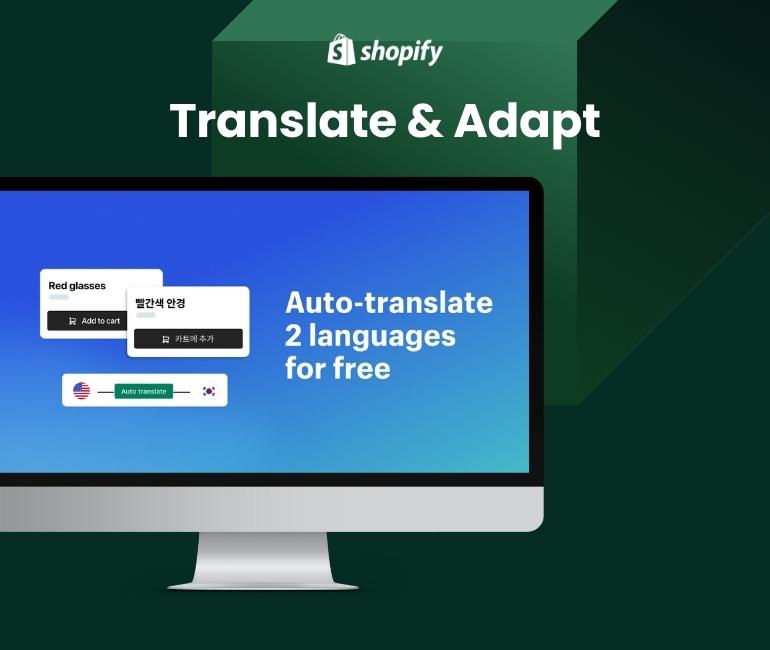 Shopify Translate & Adapt: Enhance Global Reach: Translate & Adapt Store Content | Shopify