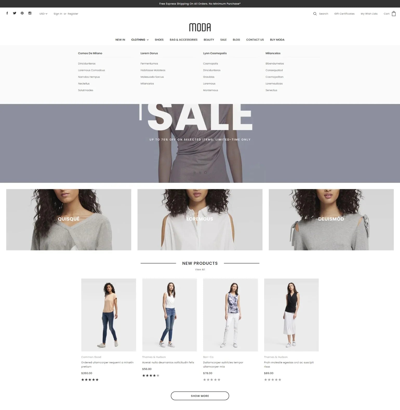 BigCommerce Add-on: Basic Mega Menu