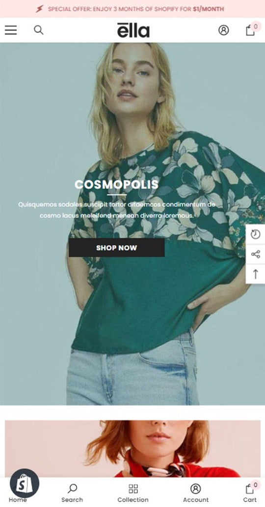 Ella Theme - Fashion Ecommerce Website Template - 2