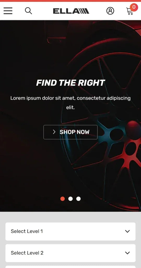 Ella Theme - Vehicles & Parts Ecommerce Website Template - 2