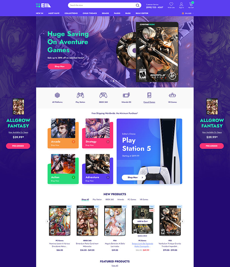 Ella Home 16 – Game Store