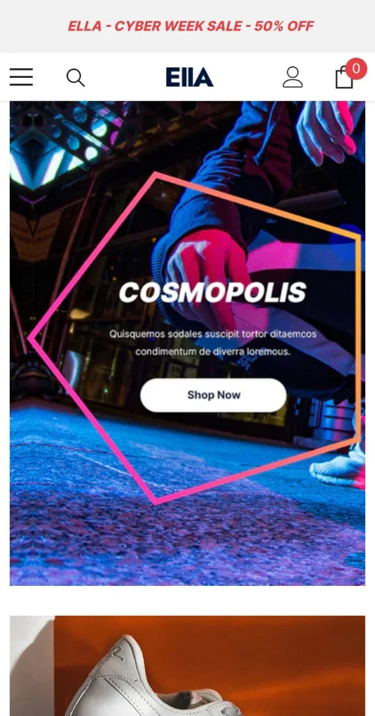 Ella Theme - Sports and Recreation Ecommerce Website Template - 2