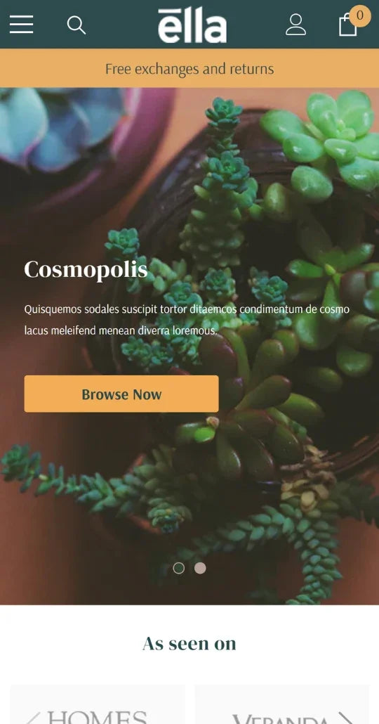 Ella Shopify Theme - Home & Garden - Ecommerce Website Template - 2