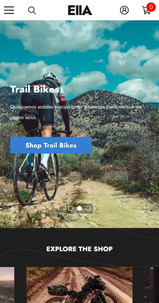 Ella Shopify Theme - Cycling Apparel Ecommerce Website Template - 2