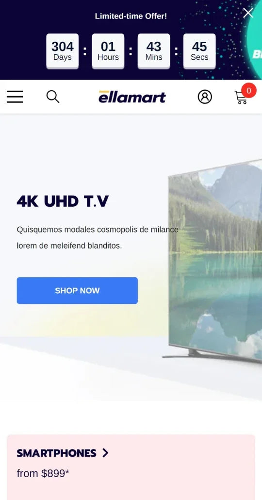 Ella Theme - Large Catalog Ecommerce Website Template - 2