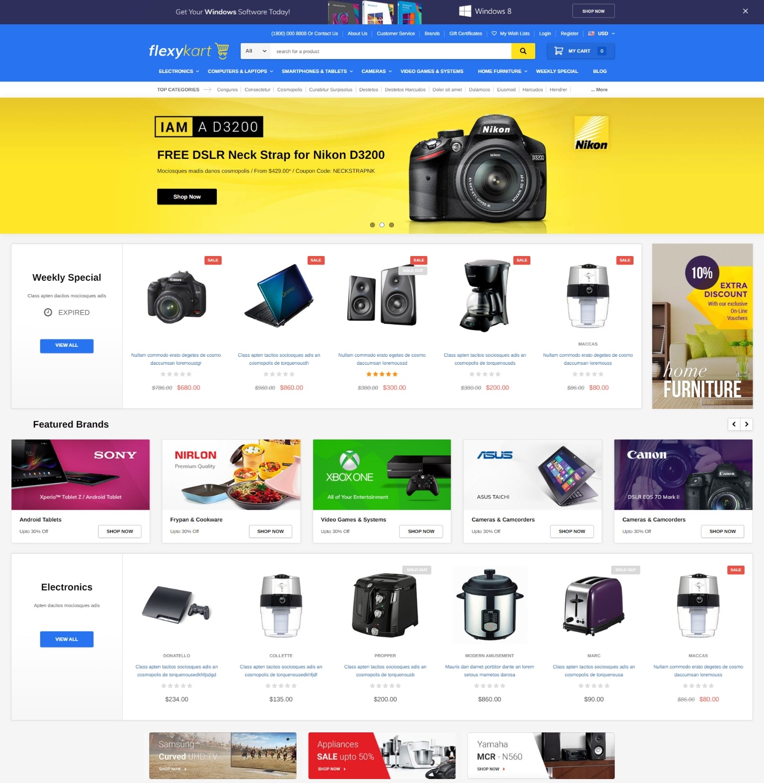 Flexykart - Supermarket Ecommerce Template | HaloThemes