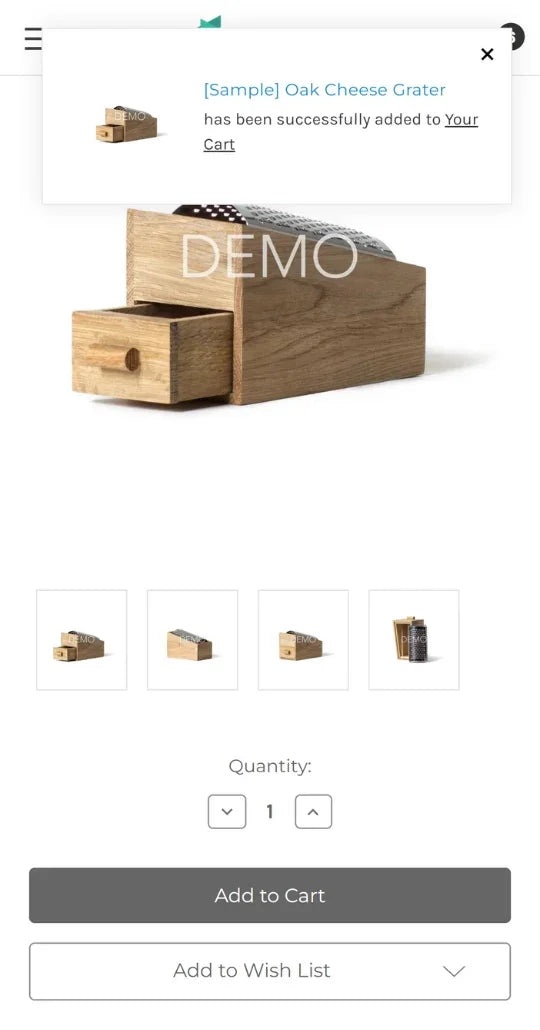 BigCommerce Add-on: Ajax Add to Cart with Fly Effect - Deliver exceptional buyer experience and boost your conversion by an appealing fly effect when adding a product to cart with a notification popup.