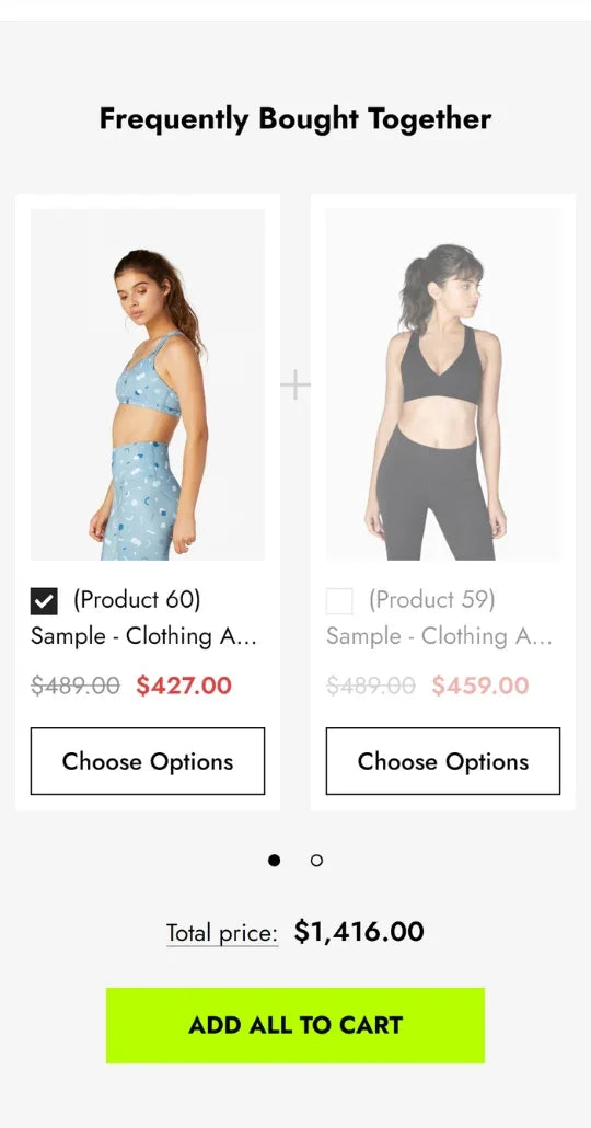 Upsell/Cross-Sell feature which help your store provide maximum value to customers instead of limiting them to already-encountered products.