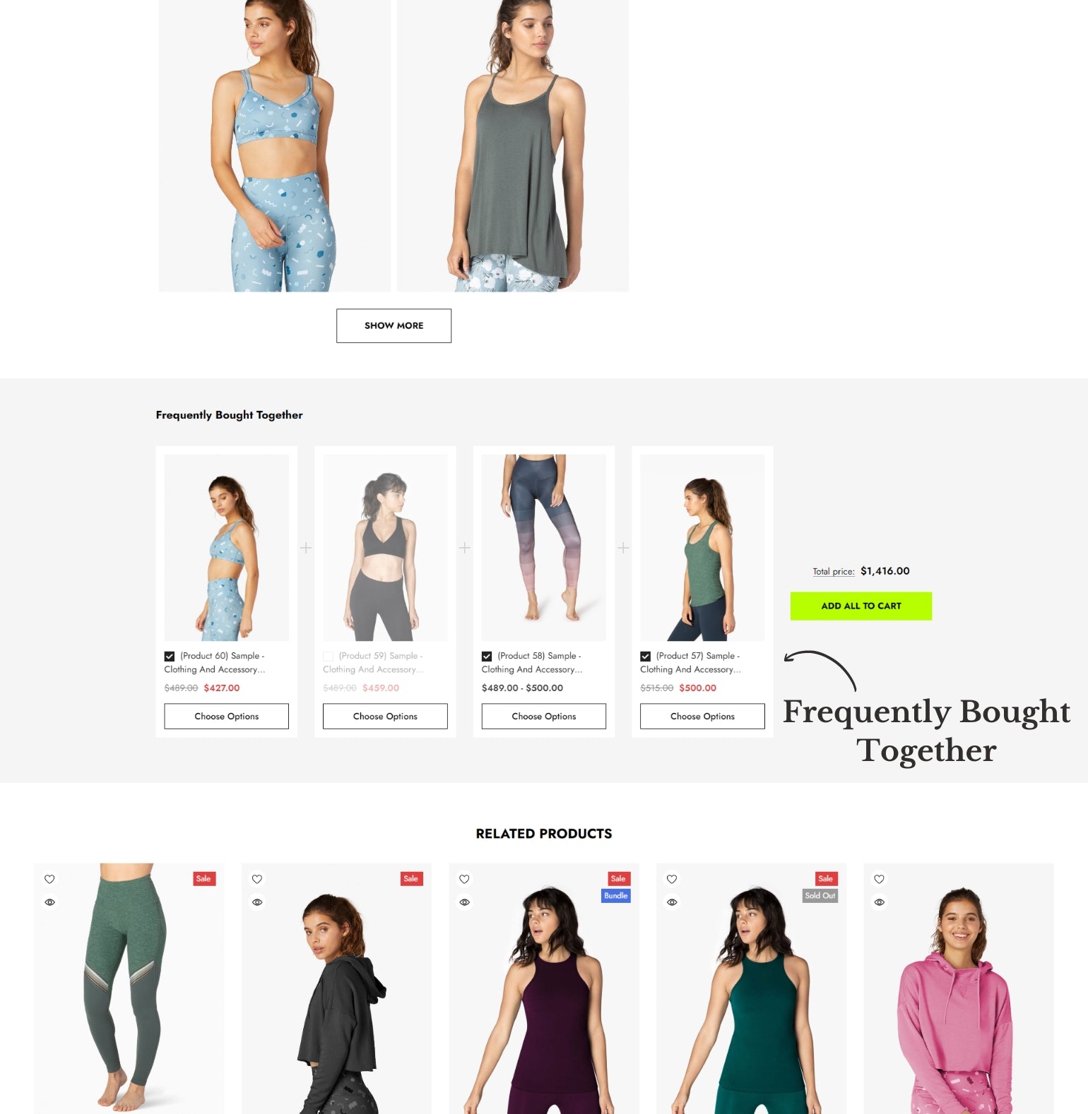 Upsell/Cross-Sell feature which help your store provide maximum value to customers instead of limiting them to already-encountered products.