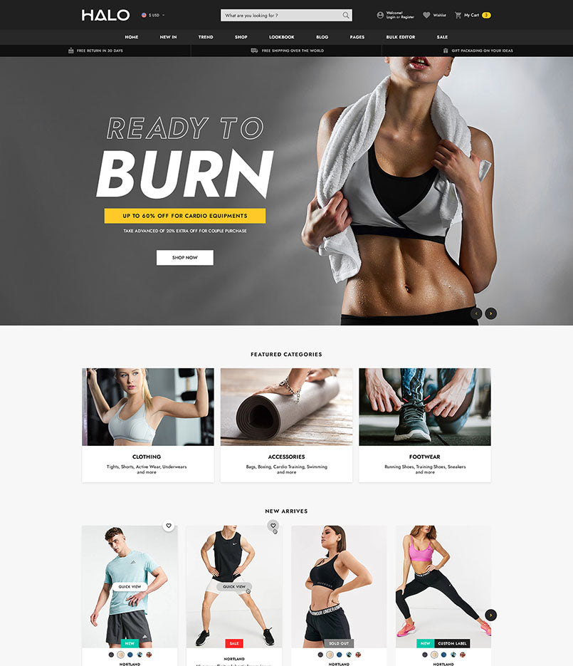 Halo - Gym and Sport