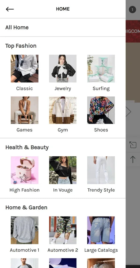BigCommerce Add-on: Mobile Menu