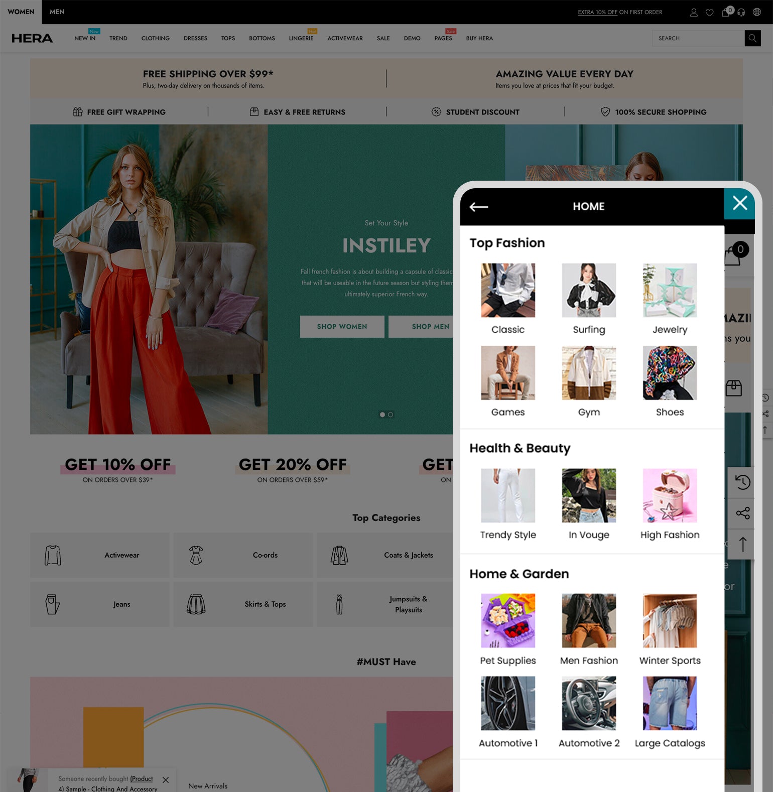 BigCommerce Add-on: Mobile Menu