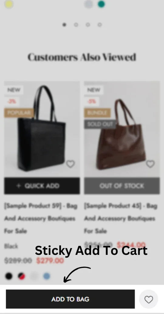 An impossible-to-miss Add to cart bar always visible in product detailed page and make buyers think about Checkout process. Help you boots your sales, improve user experience and increase conversions rate.