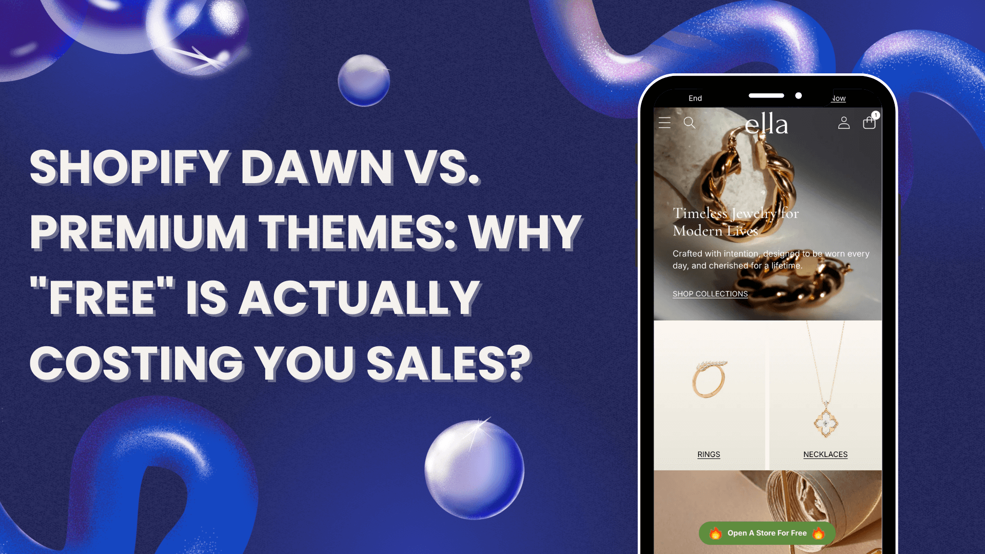 Shopify Dawn vs. Premium Themes: Why "Free" Is Actually Costing You Sales?