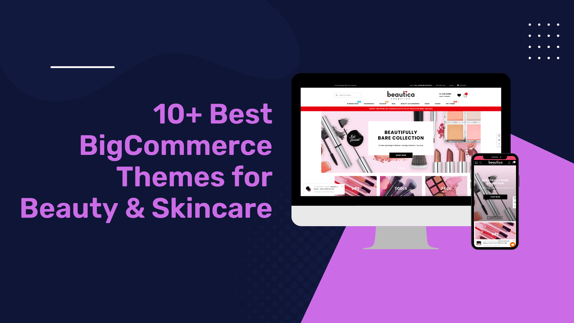 10+ Best BigCommerce Themes for Beauty & Skincare