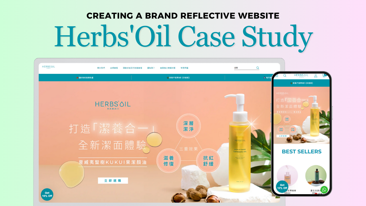 Creating a Brand-Reflective Website: A Herbs'Oil Case Study