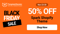 Join the Black Friday Sale to Buy Spark Shopify Theme at Whopping Discount
