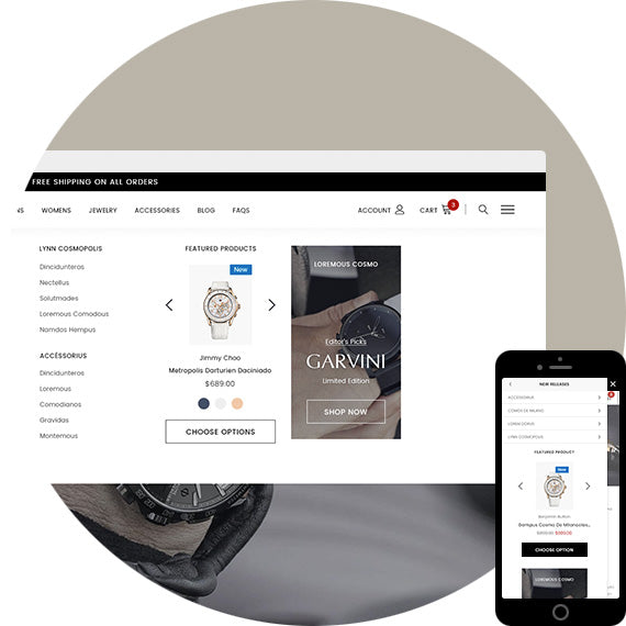 Luxwatch Timepieces Accessories Ecommerce Website Template