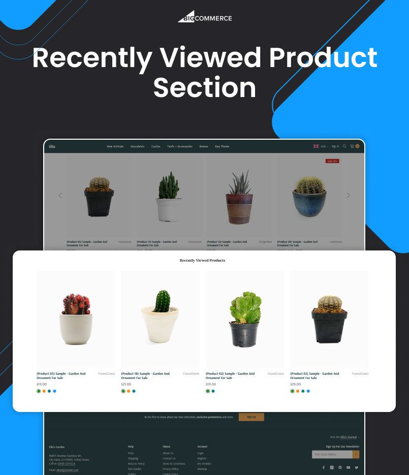 BigCommerce Add-on: Recently View Product Block