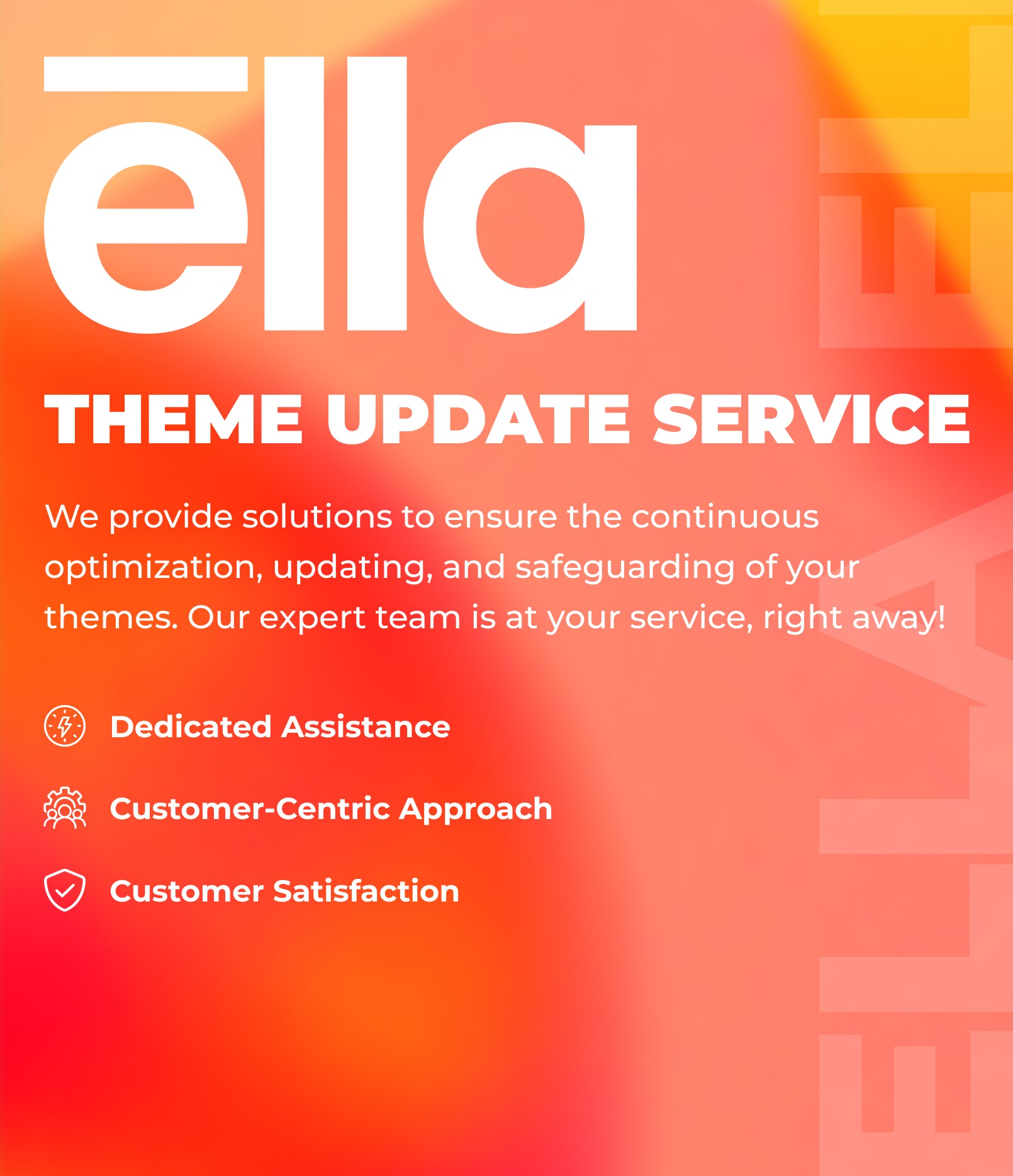 Ella Theme Update Service - Stay Current with the Latest Features and Security
