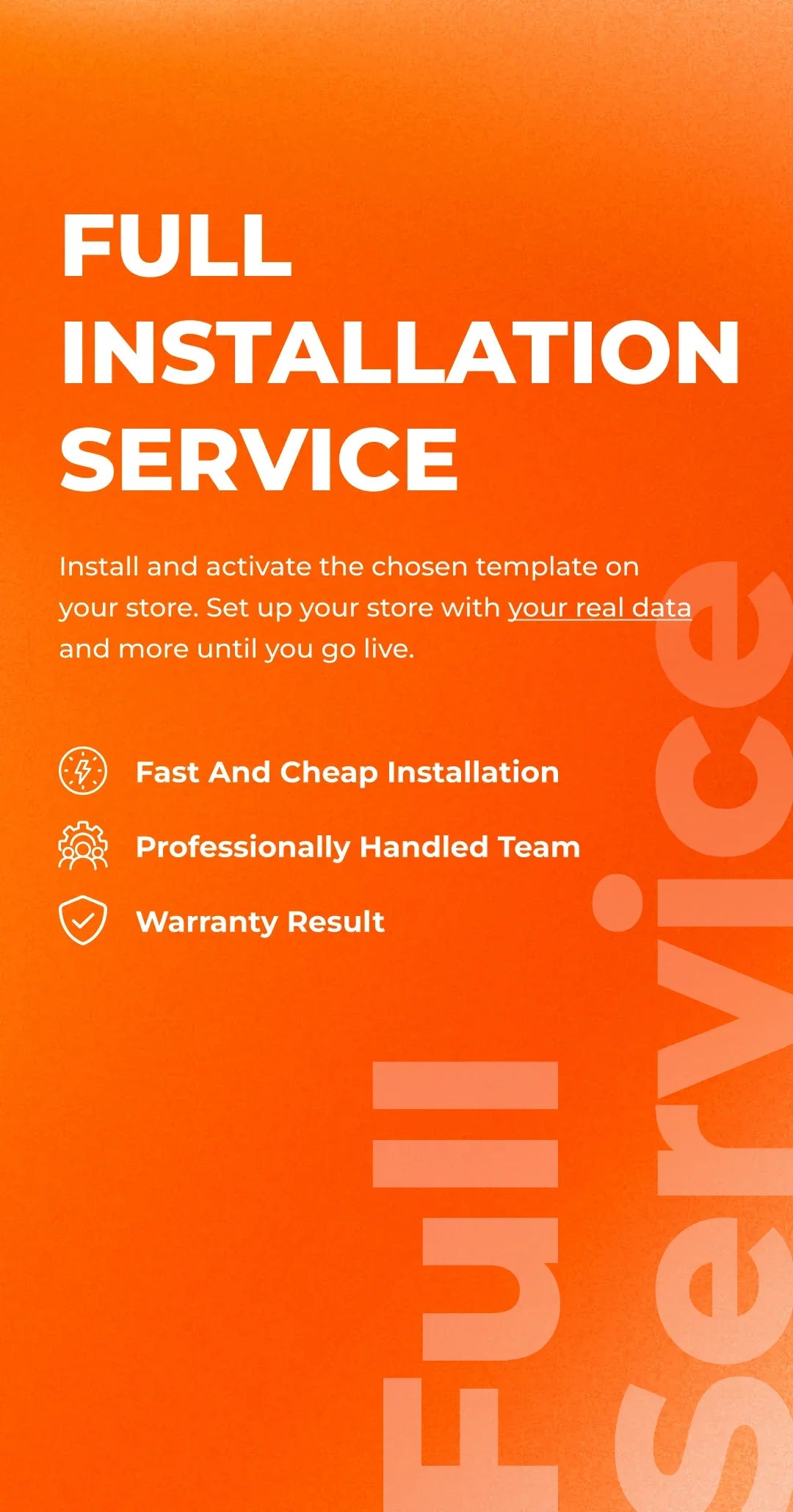 Full Installation Service Professional Full Installation Service | HaloThemes