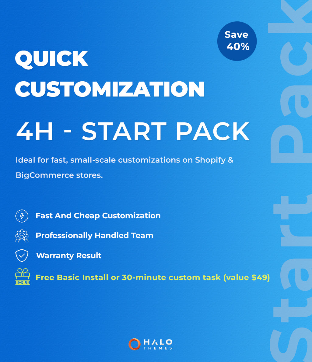 Quick Customization (4h) - Start Pack