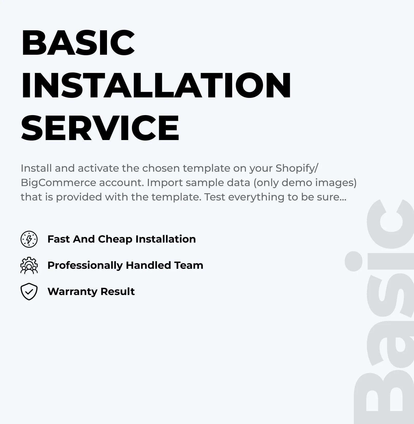 Basic Installation Service for Ecommerce Website Template | HaloThemes
