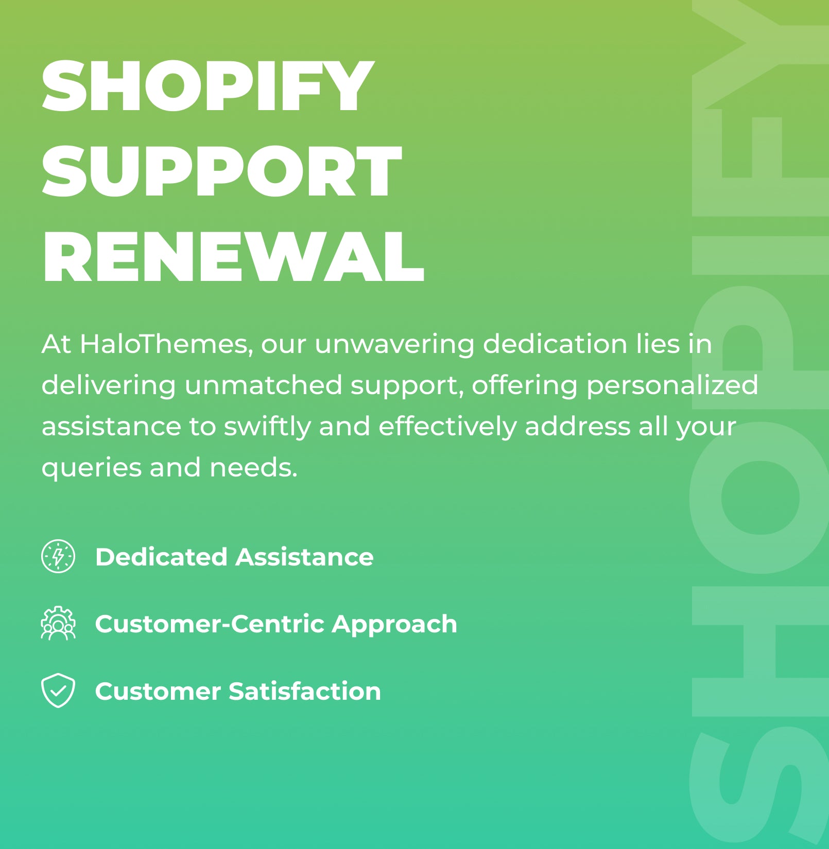 Shopify Support Renewal