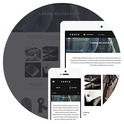 Forte – Men Fashion Ecommerce Website Template
