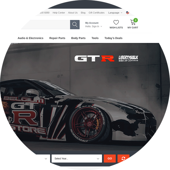 Spark - Car & Automotive Ecommerce Template | HaloThemes