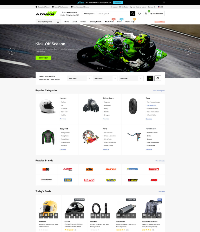 Spark BigCommerce - Motorsports